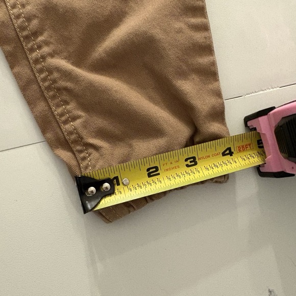 Tommy Hilfiger Kids Pants 3T Camel Tan Pull On Elastic Waistband 100% Cotton - Picture 13 of 13